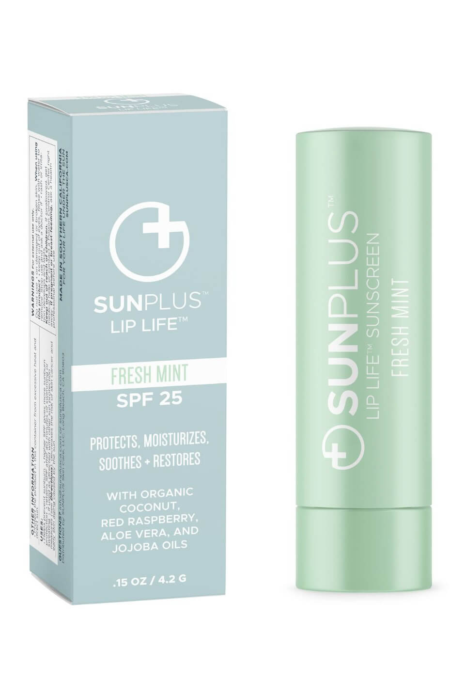 SunPlus Superfood Lip Balm SPF 25 Fresh Mint