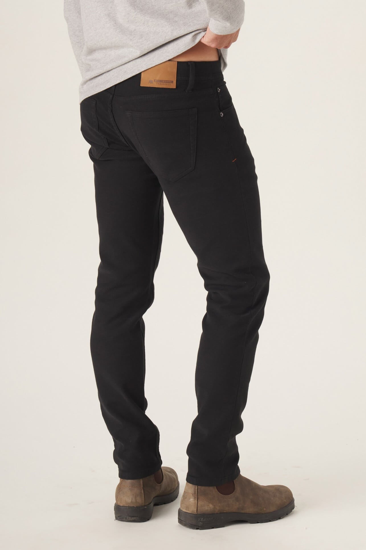 The Normal Brand comfort terry pant in black