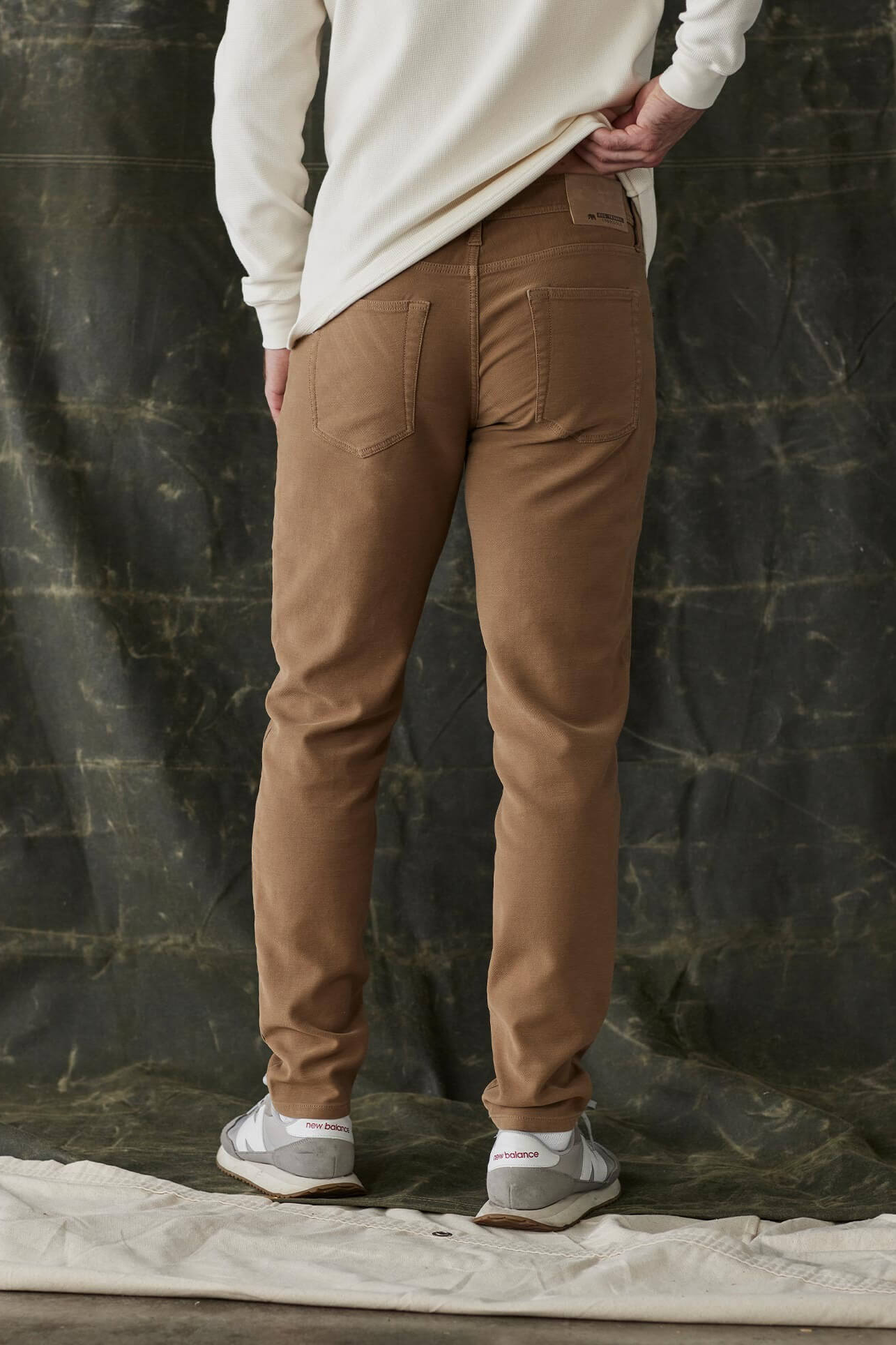 The Normal Brand comfort terry pant in russet 