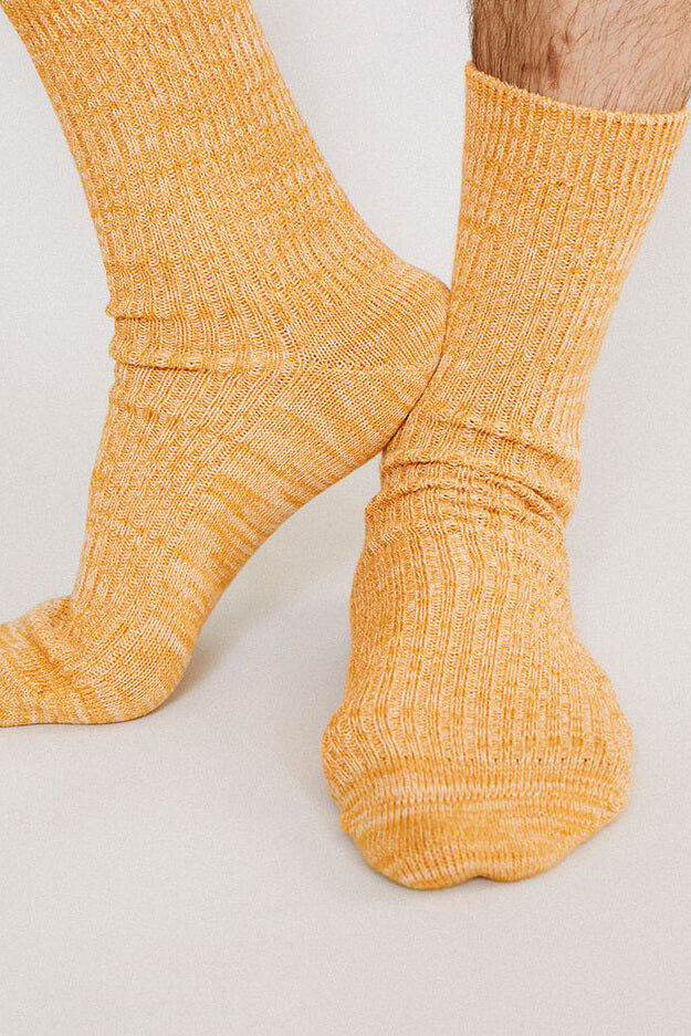 Tailored union beta crew sock in peach