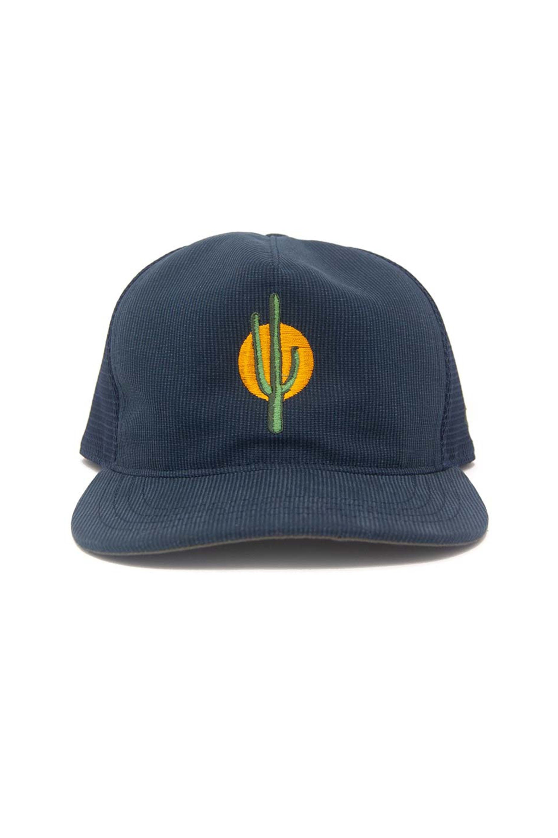 The Ampal Creative sunset cactus trucker hat