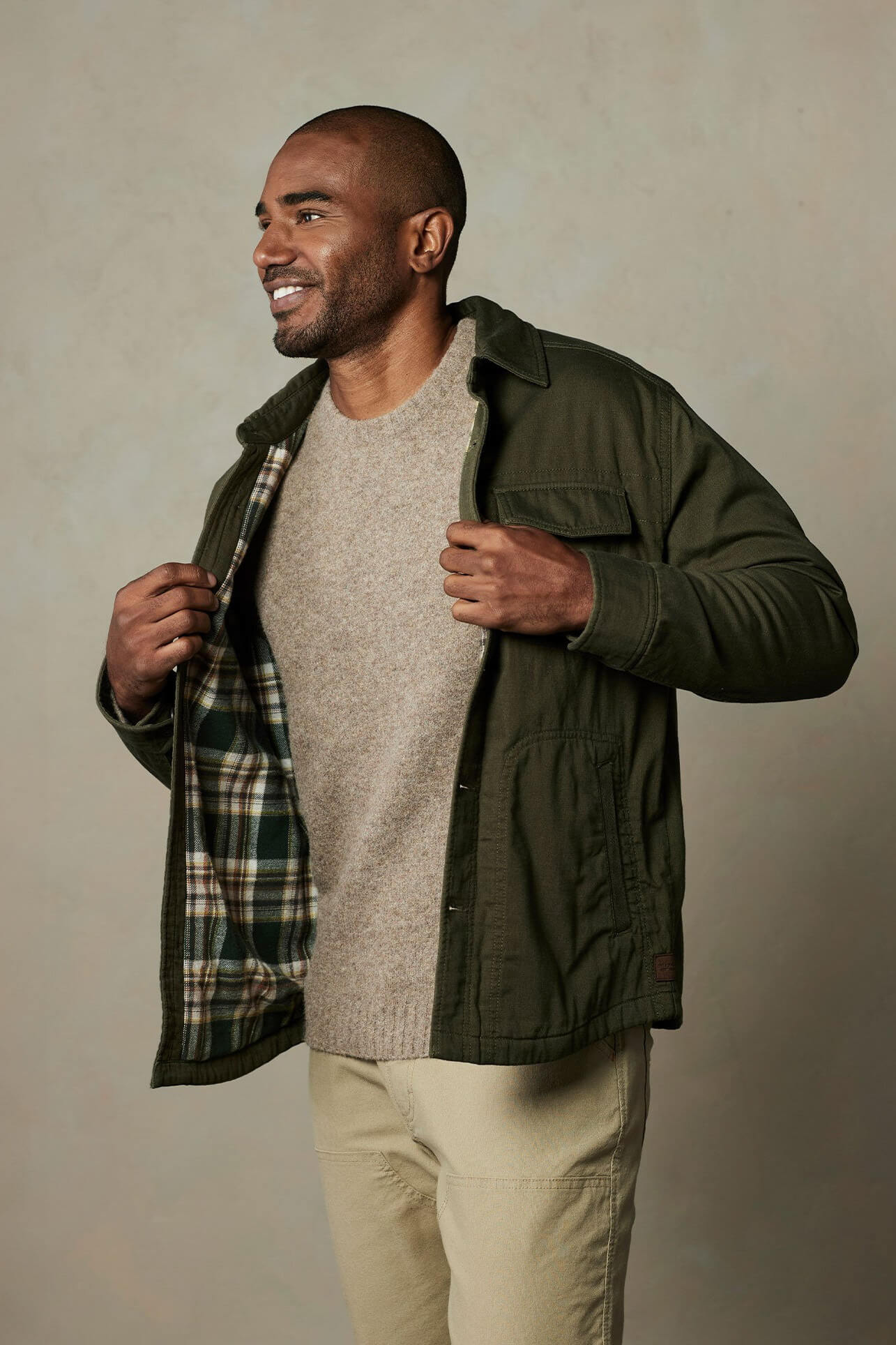 The Normal Brand Military CPO jacket in alpine