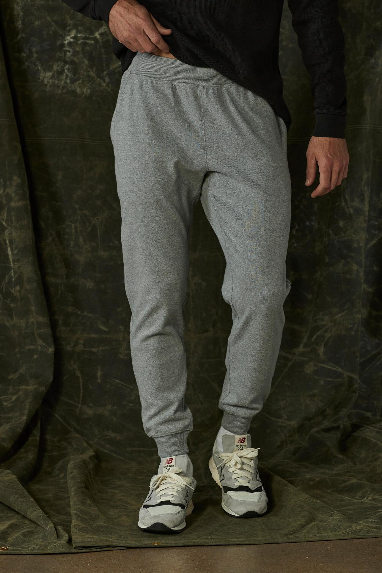 The Normal Brand Puremeso Everyday Jogger in athletic grey