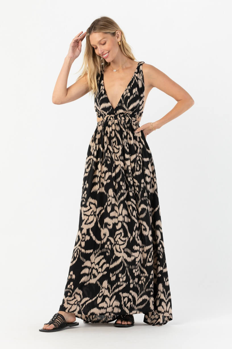 Tiare Hawaii Hope maxi dress in nomadic black