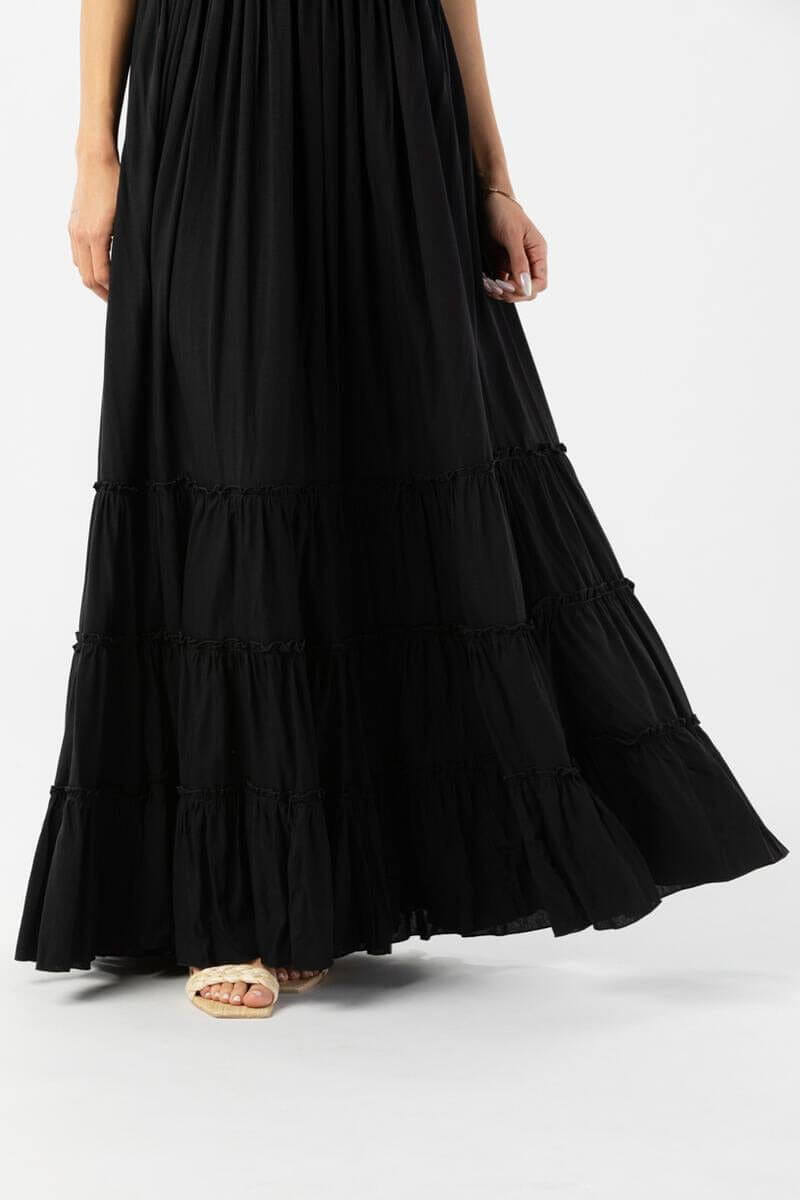 Tiare Hawaii Naia Maxi Dress in black