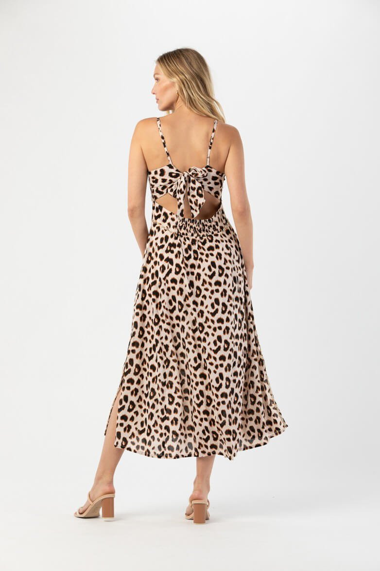 Tiare Hawaii Rio maxi dress in animal blush black