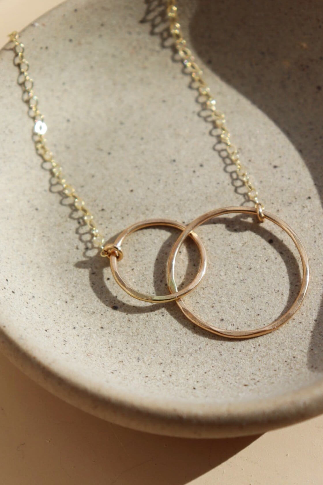 Token Jewelry unity necklace in 14k gold fill
