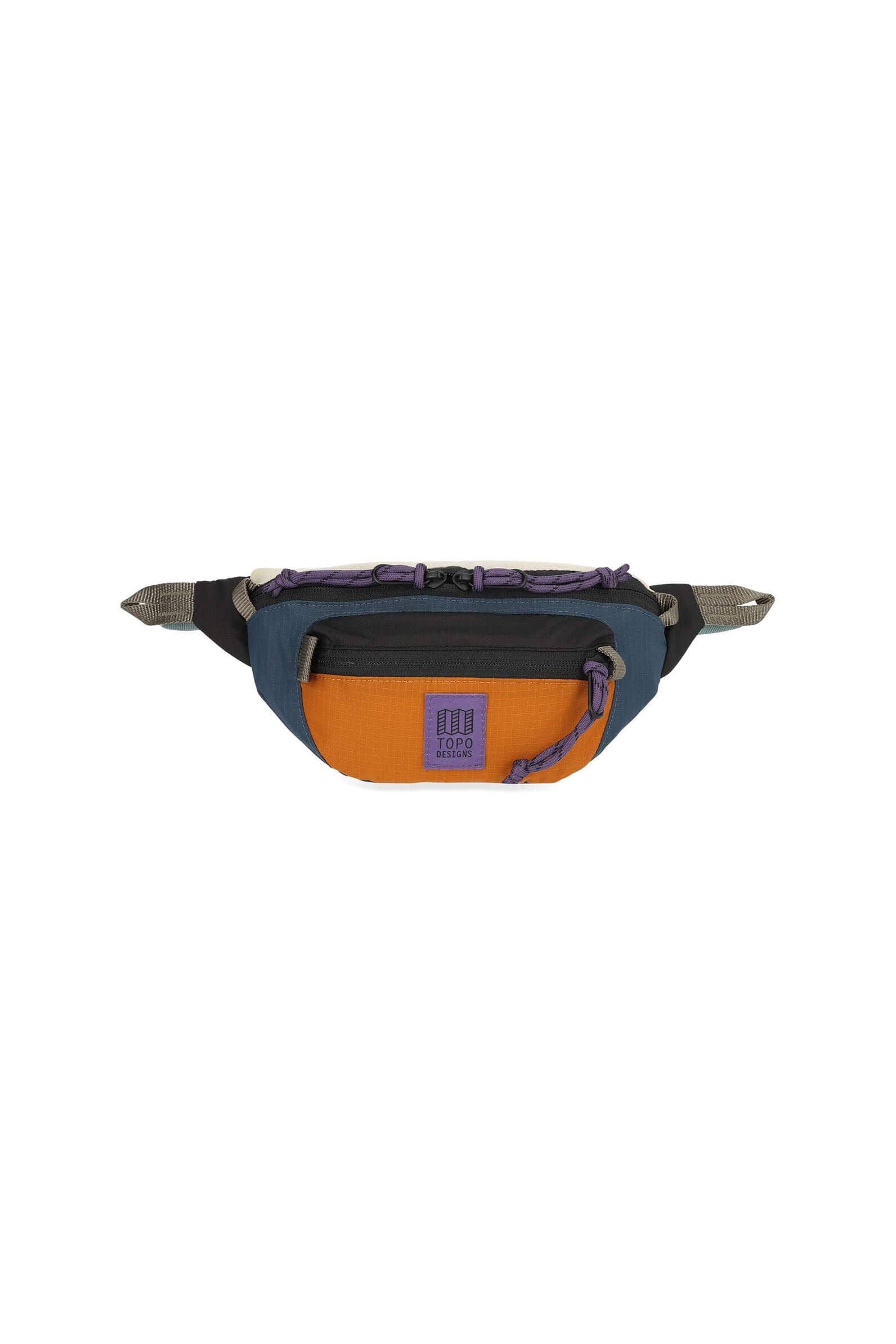 Topo Designs mountain waist pack in pond blue spice