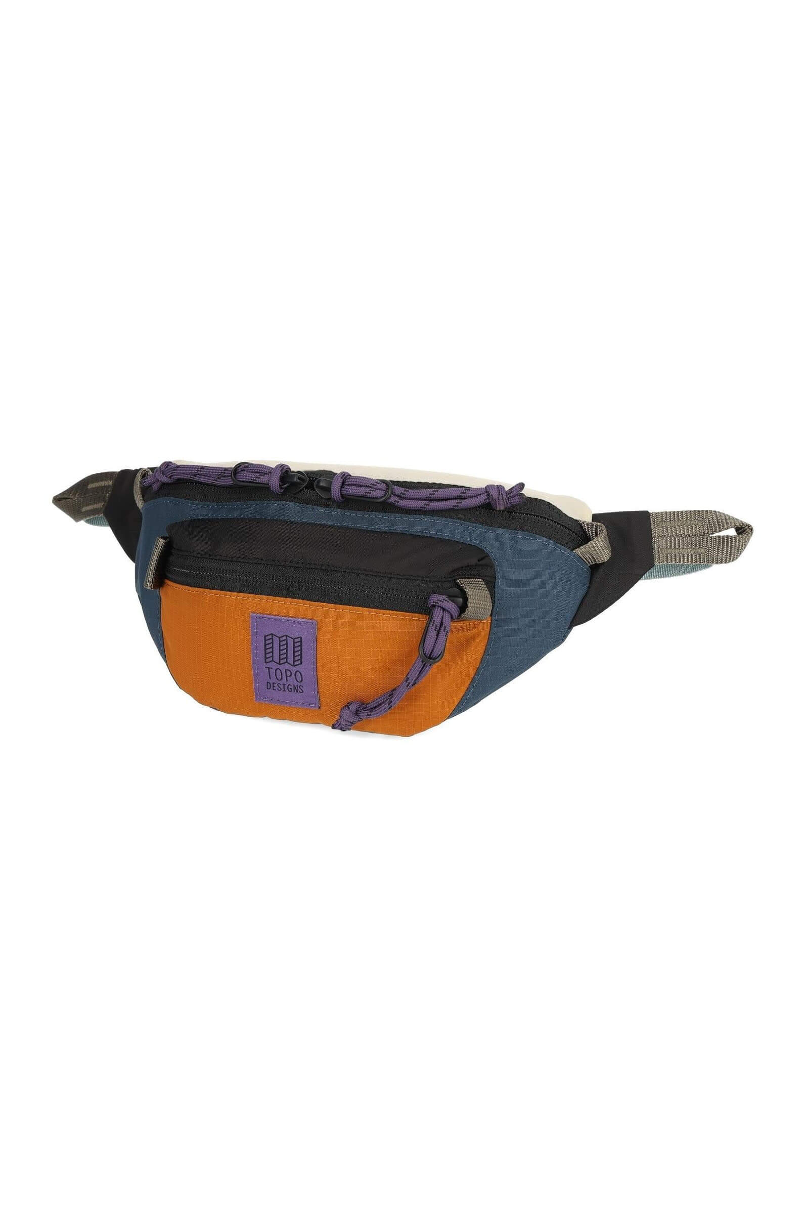 Topo Designs mountain waist pack in pond blue spice