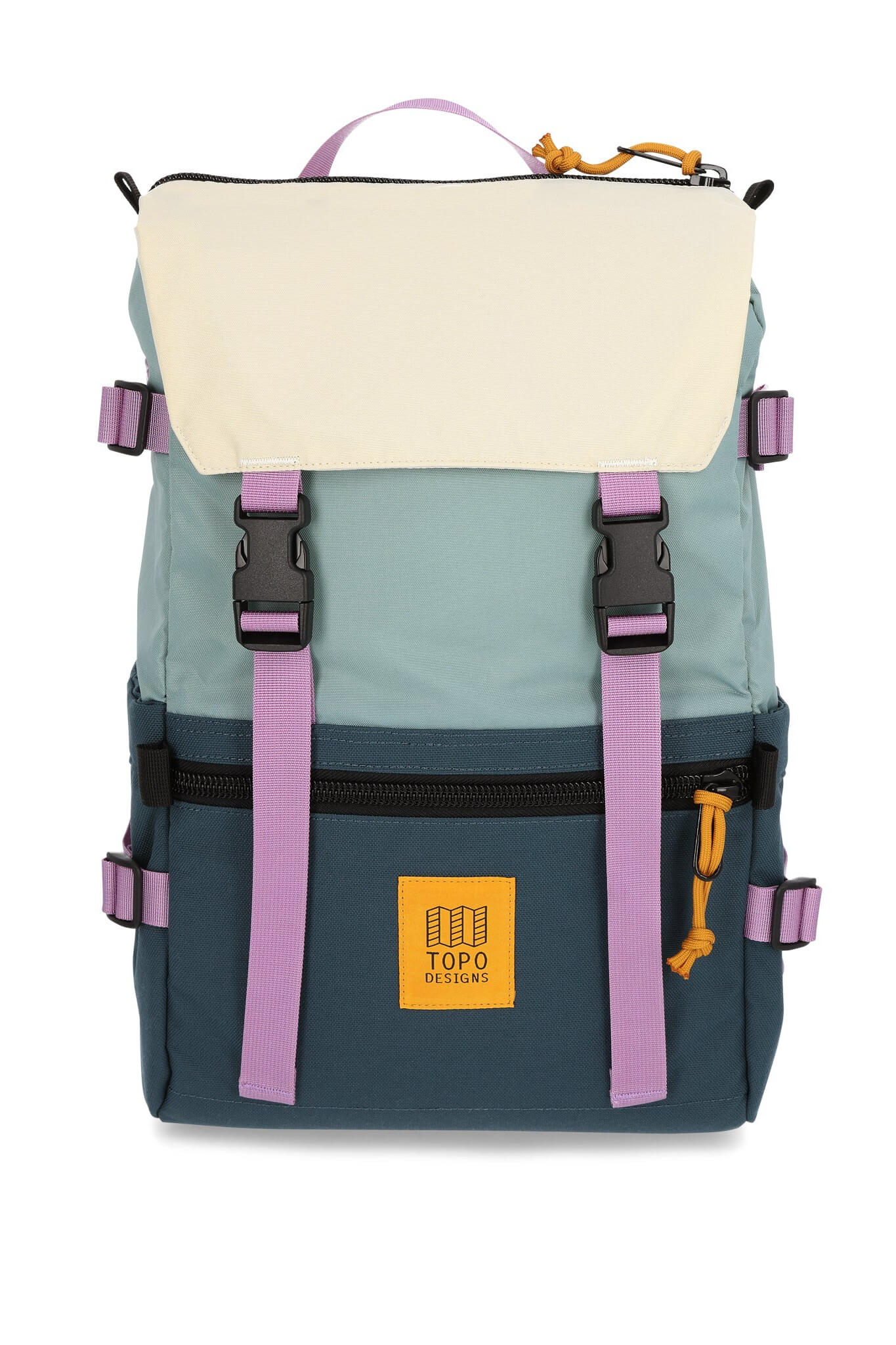 Topo Designs rover pack classic in sage and pond blue