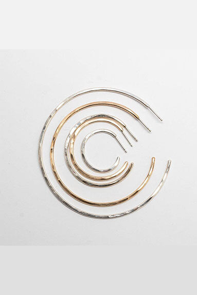 Tumbleweed Shop & Studio stud hoops small in 14k gold fill