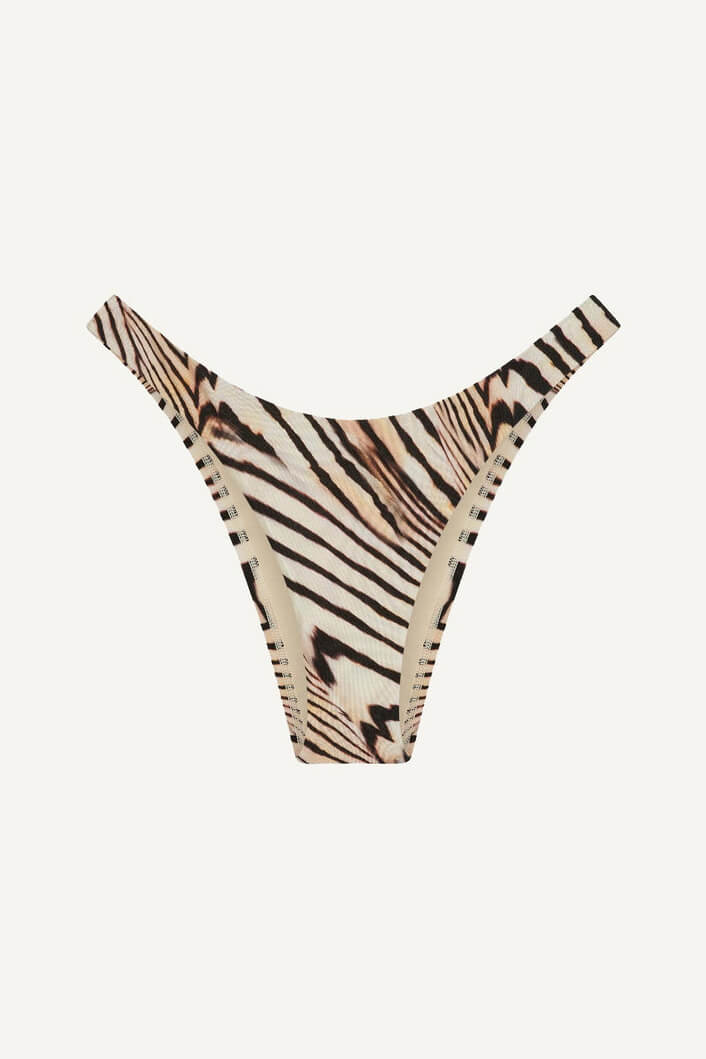 Vitamin A California high leg bottom in shell stripe