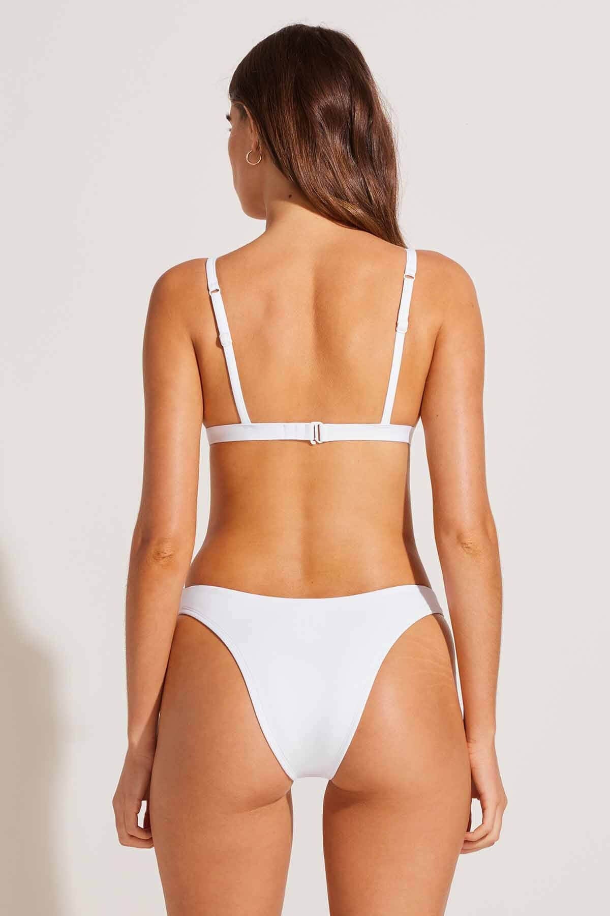 Vitamin A luxe link cheeky bottom in white