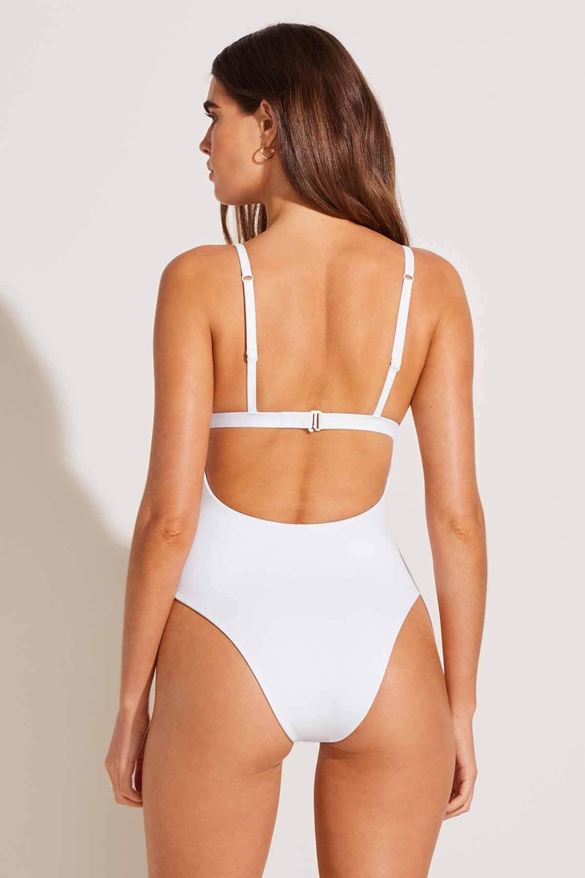 Vitamin A luxe link one piece in white