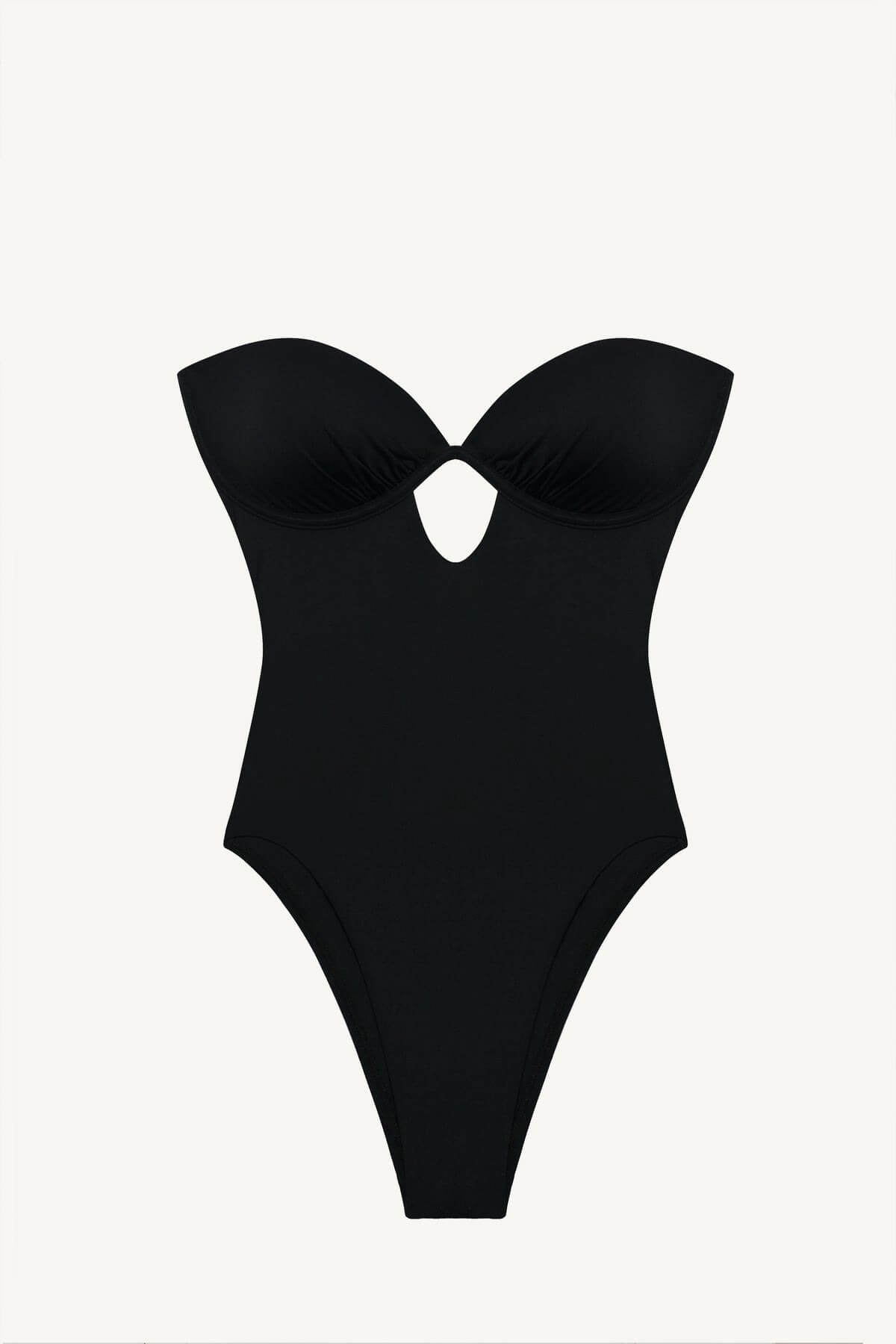 Vitamin A Mabel underwire bandea one piece in black