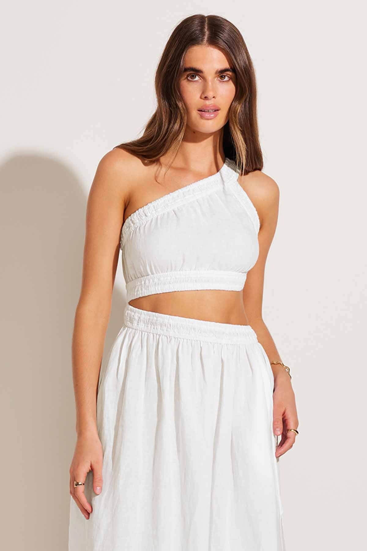 Vitamin A Reina dress in white