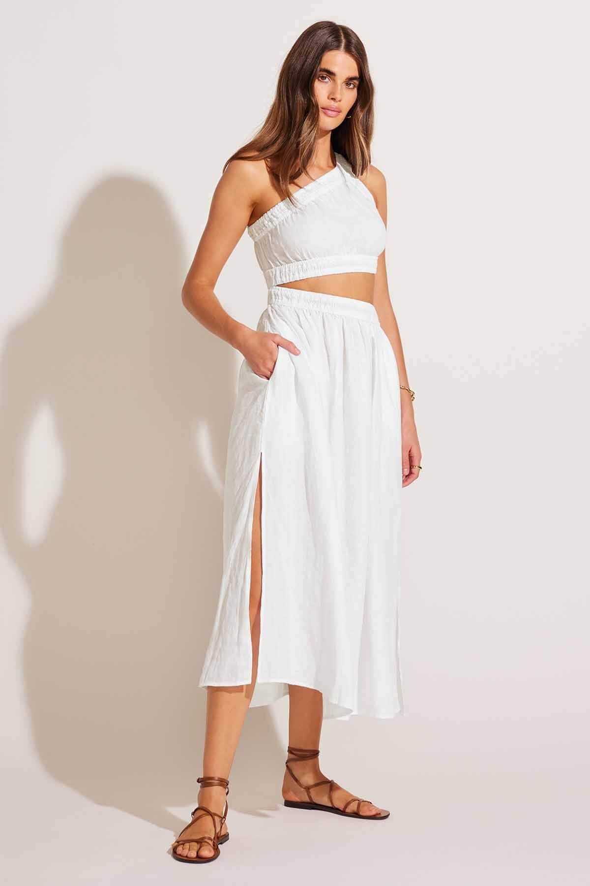 Vitamin A Reina dress in white