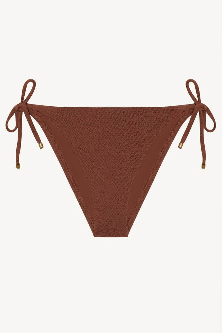 Vitamin A swim elle tie side bottom in brick