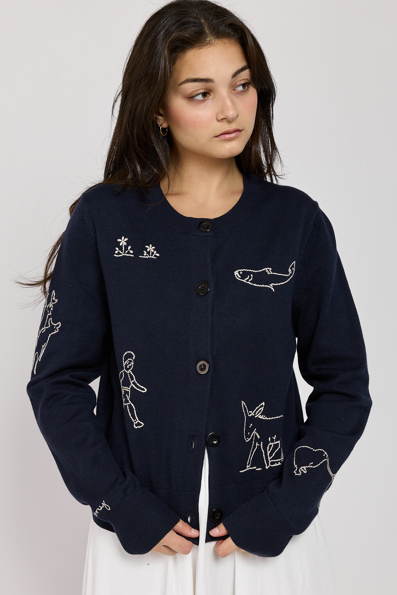 Womens soft knit cardigan