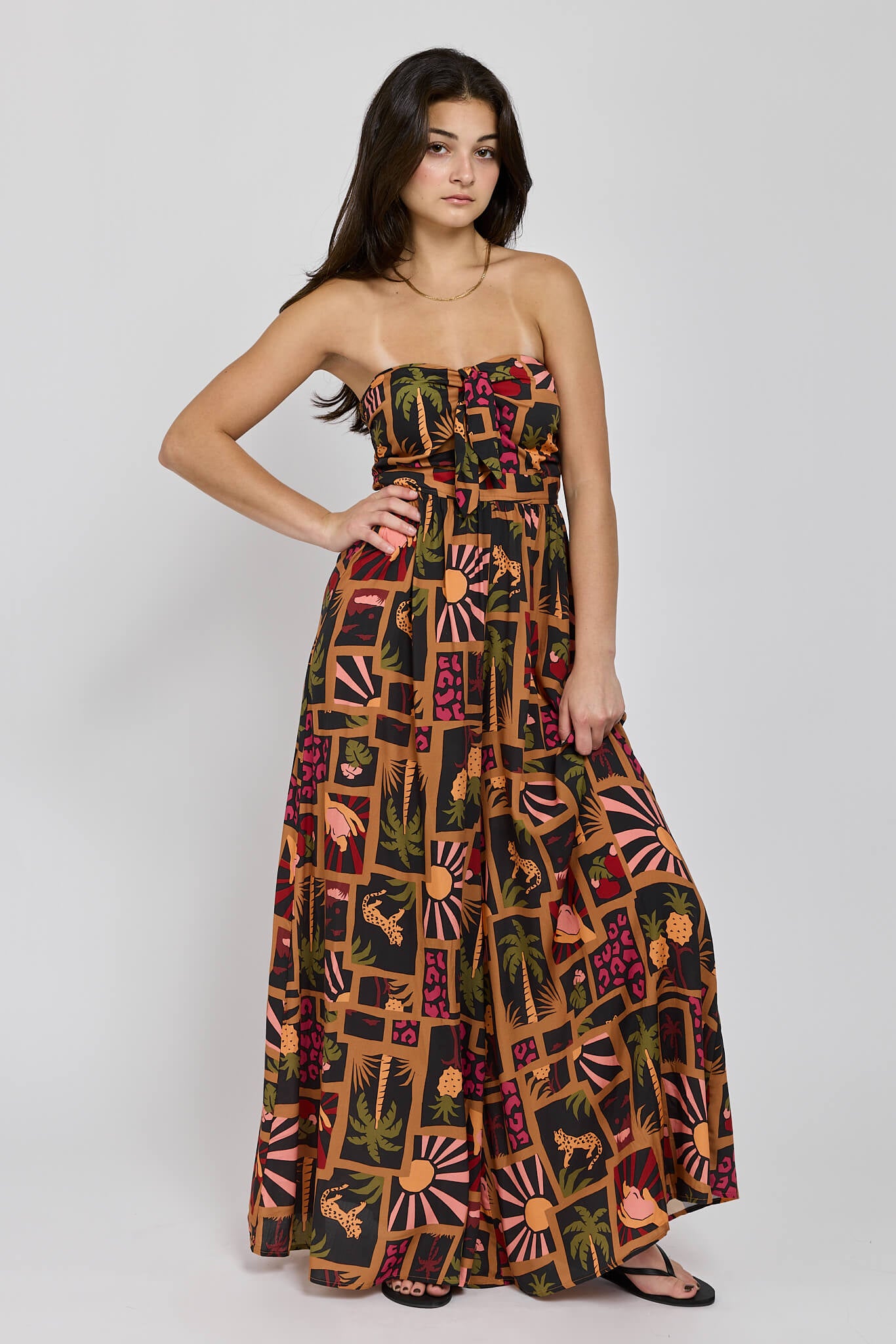 Womens printed jumpsuit
