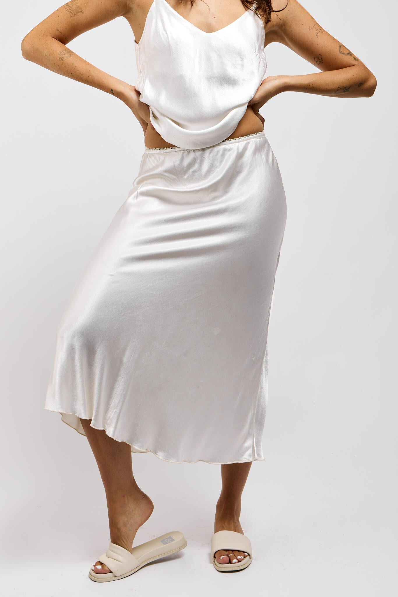 Womens mid or high waidt midi skirt