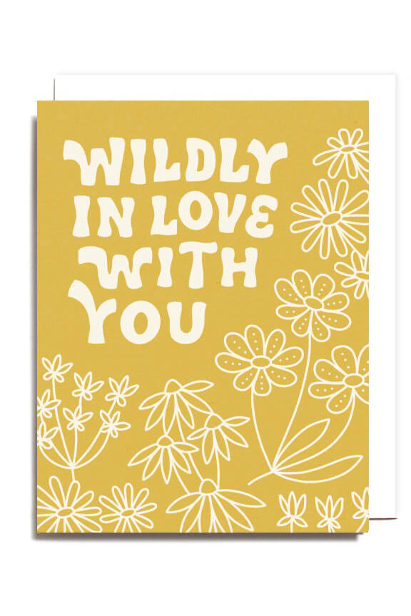 Worthwhile Paper wildly in love with you card