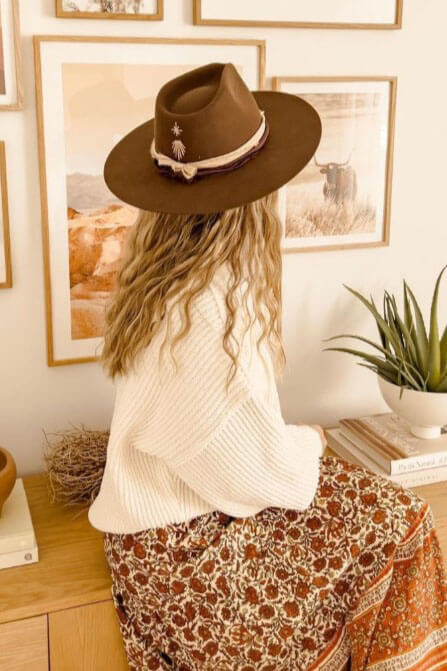 Wyeth Austin hat in brown