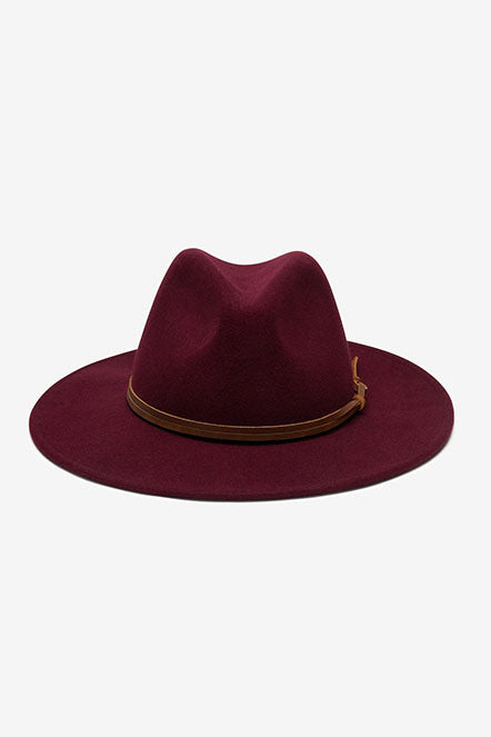 Wyeth Billie hat in wine