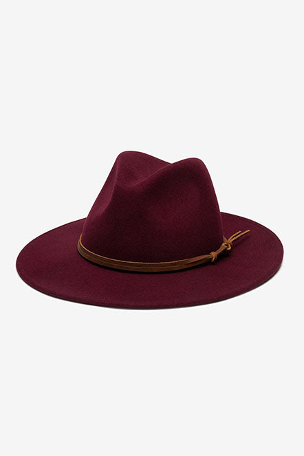 Wyeth Billie hat in wine