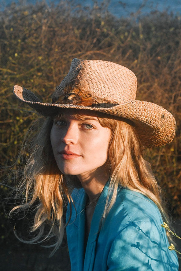 Wyeth charlie straw hat in natural