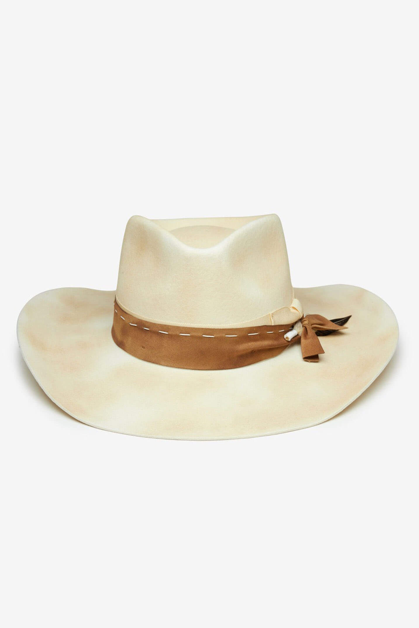 Free People X Wyeth Yellowstone Hat in washed ivory