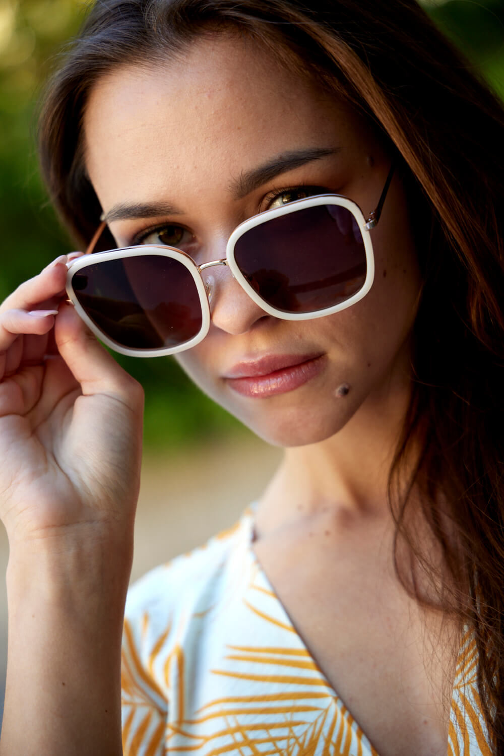 Diff genevive sunglasses in meringue