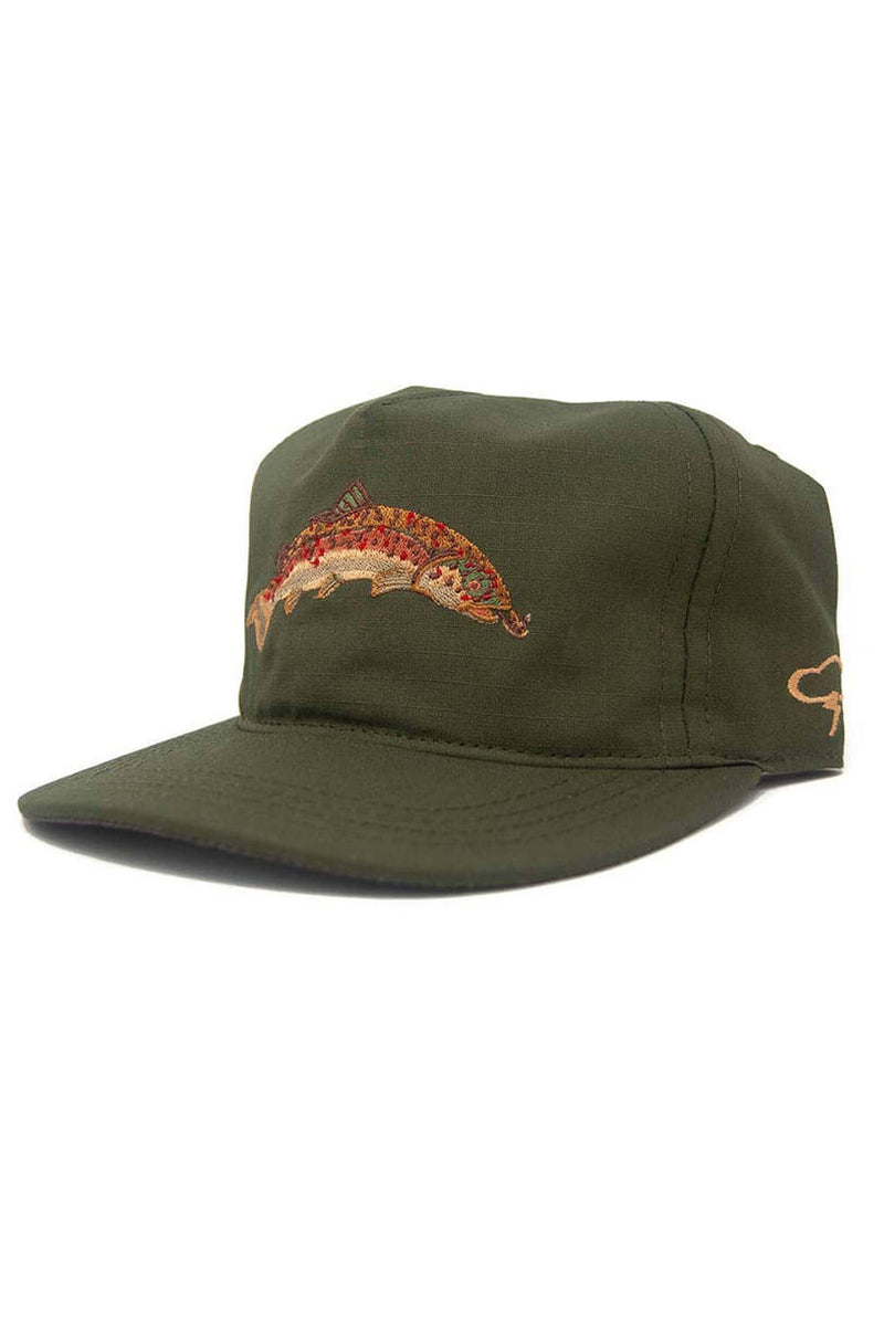 brown trout mens hat