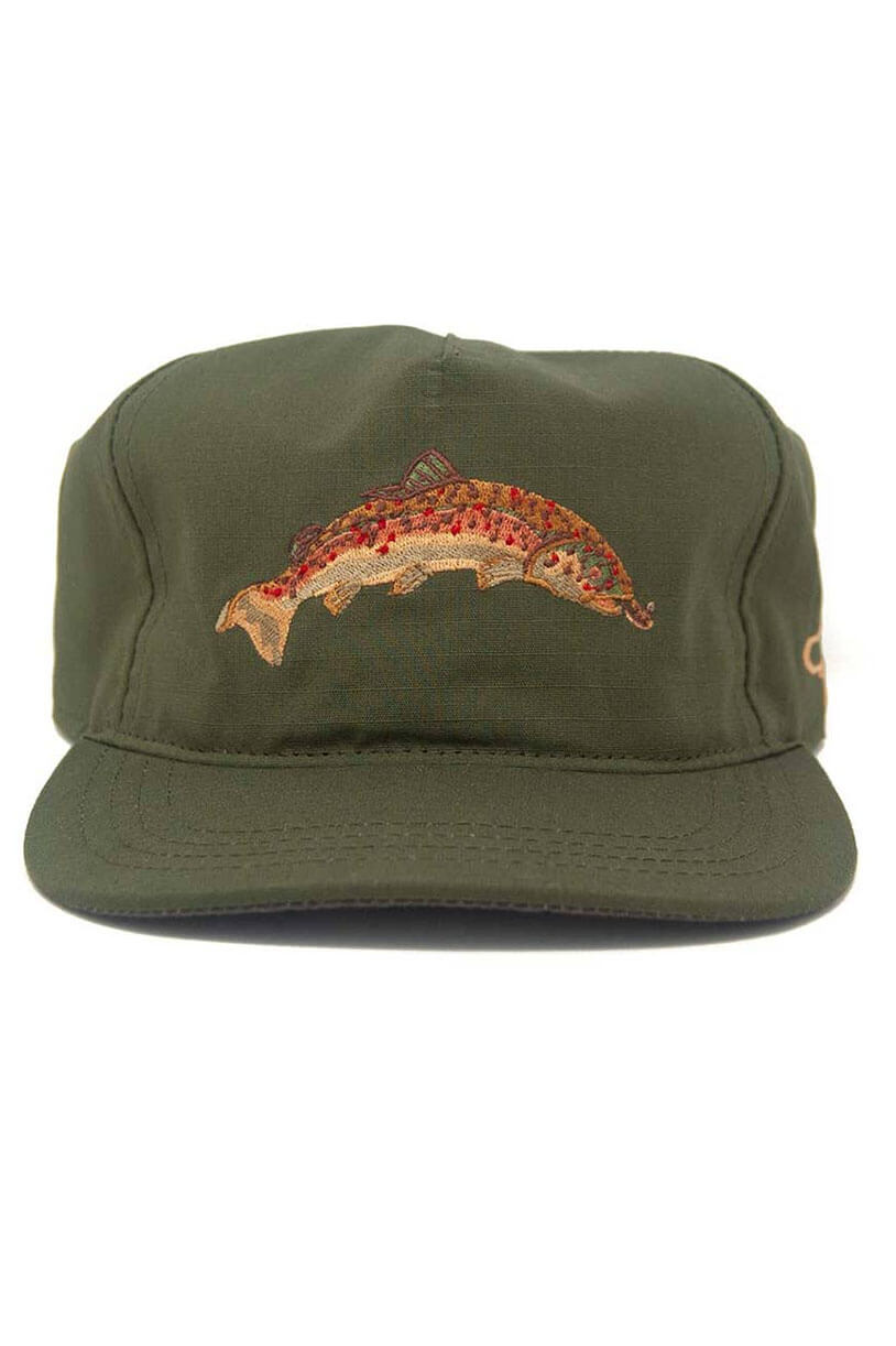 brown trout mens hat