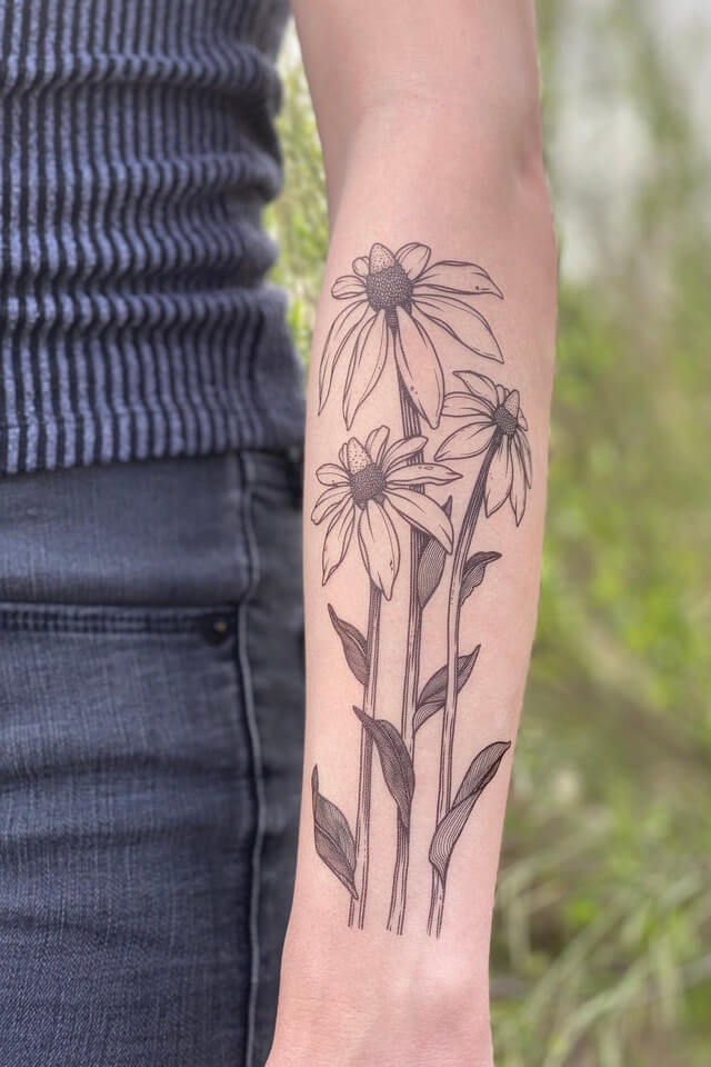 Coneflower Tattoo