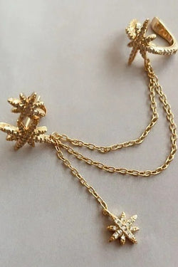 chain cuff earring