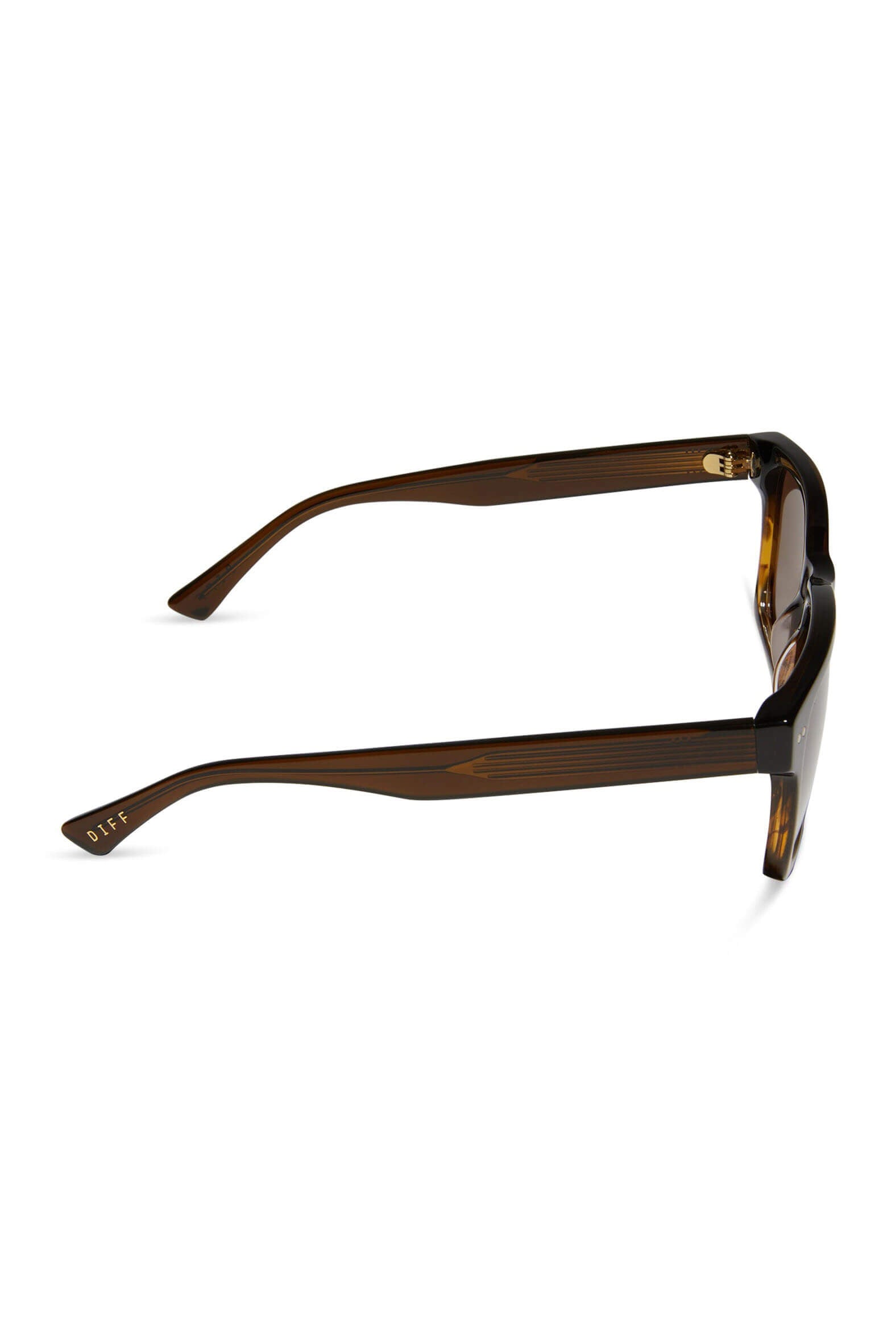 Diff Eyewear Gino xl sunglasses in mocha brown