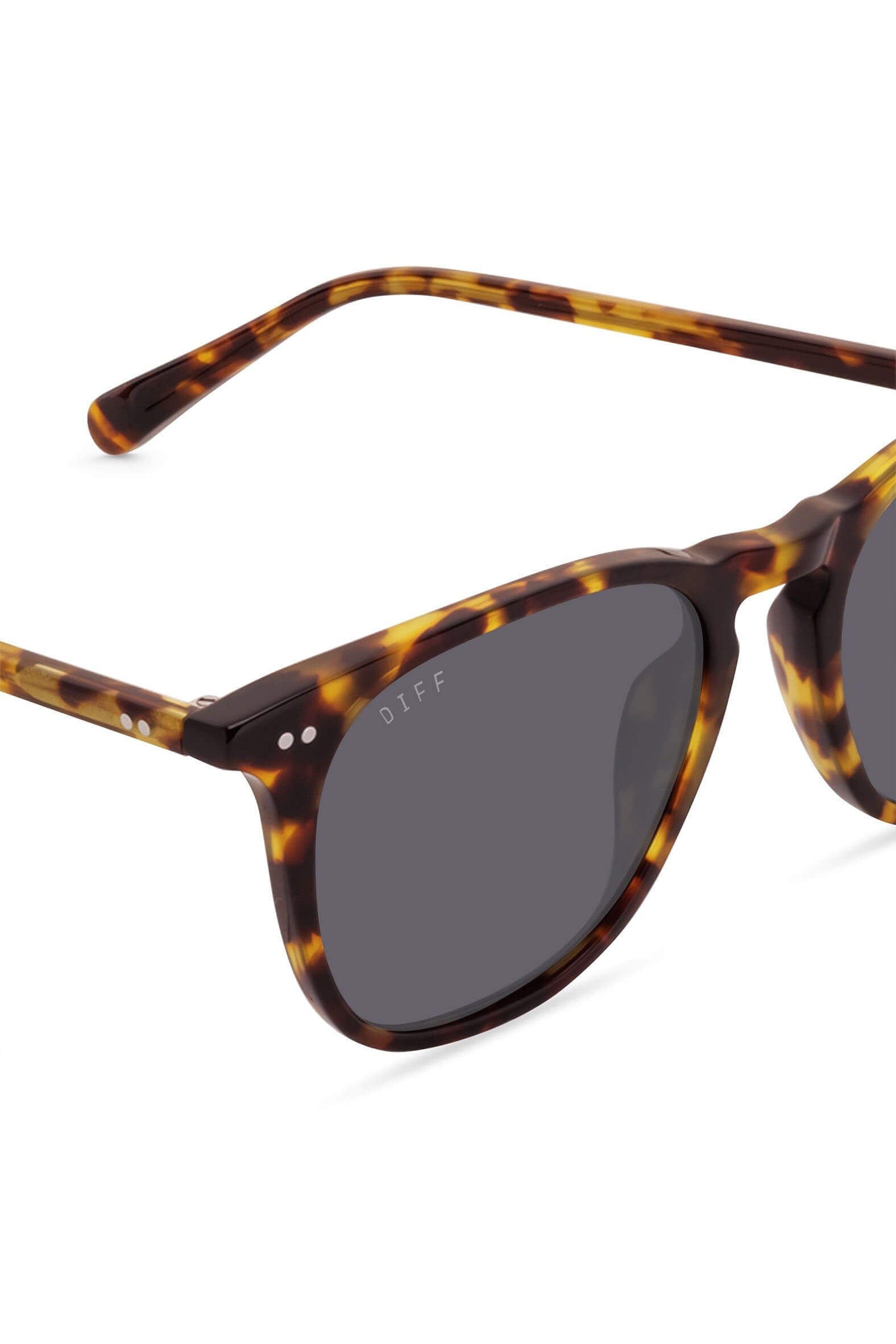 Diff Eyewear maxwell xl in amber tortoise