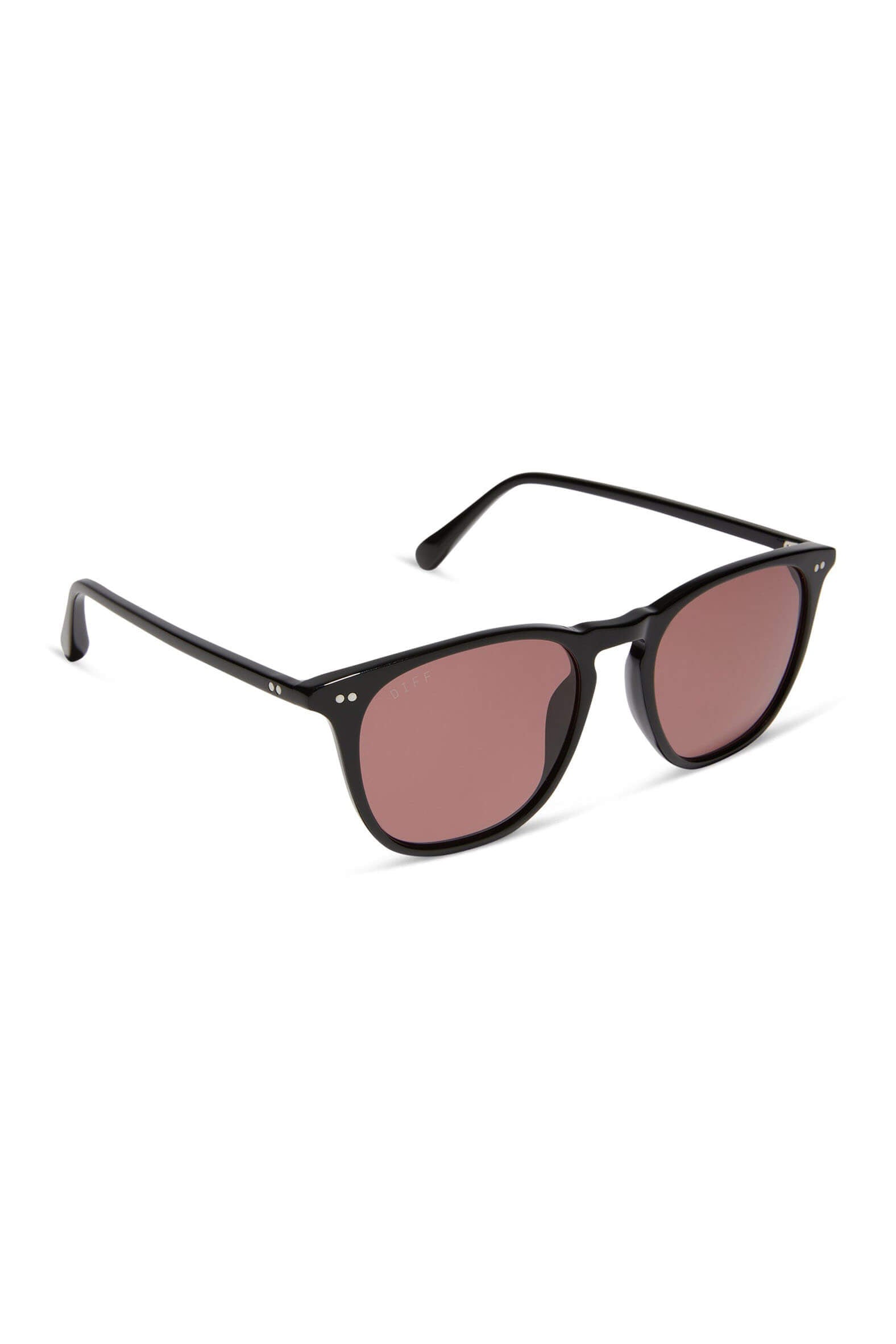 Diff eyewear maxwell xl in black mauve