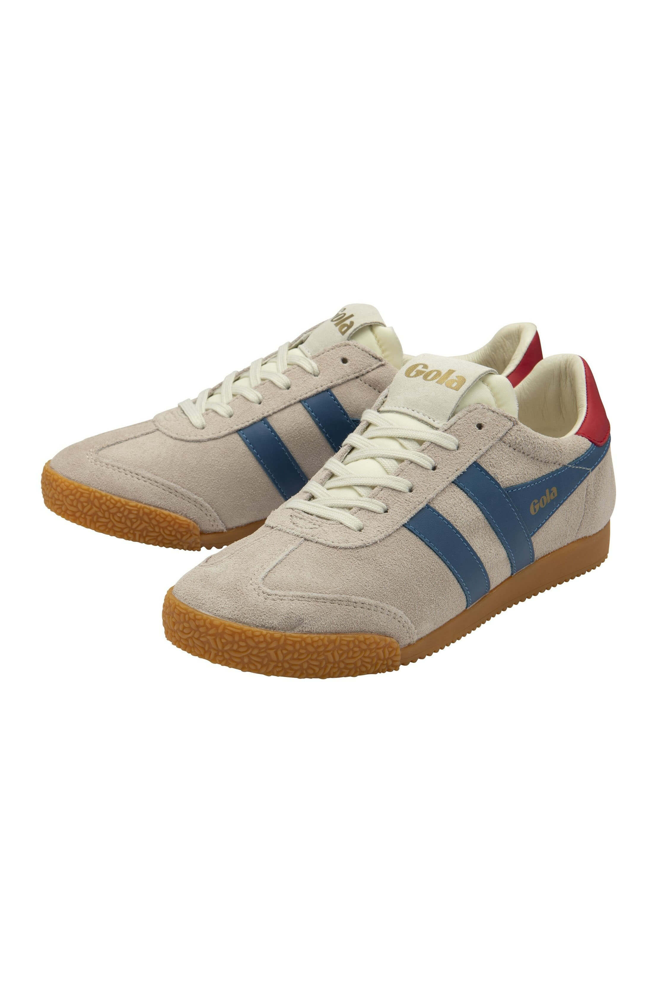 gola classics elan sneakers in blossom marine blue and deep red