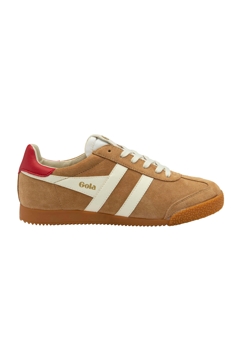 brown suede sneaker