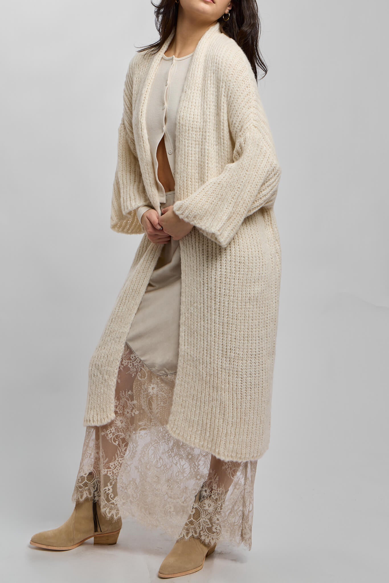 Womens knitted cardigan 