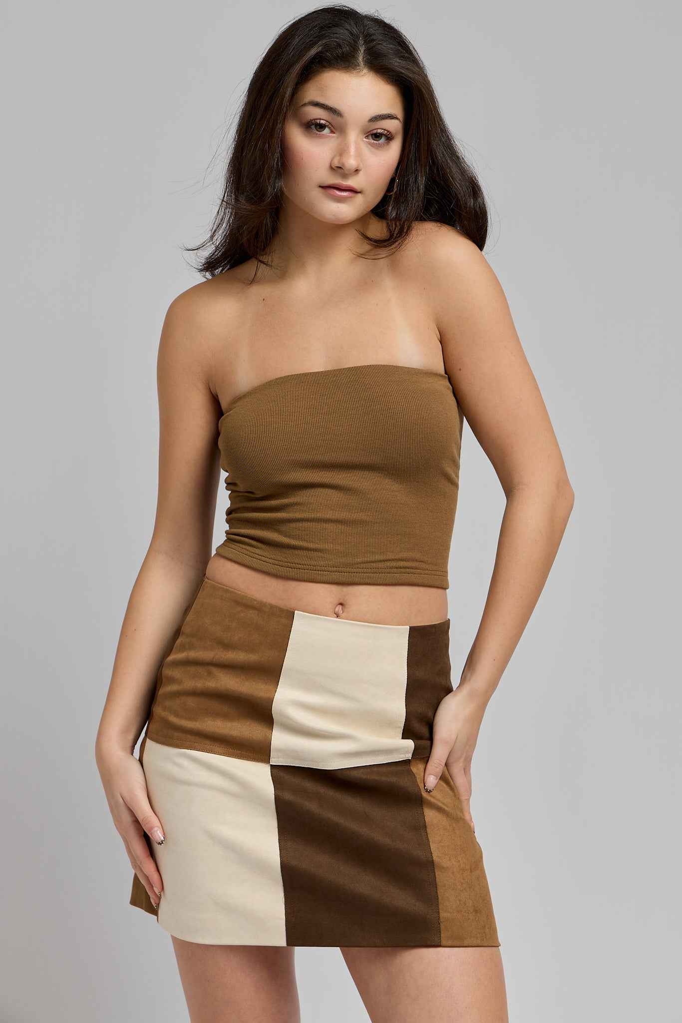 Mazzy Suede Skirt