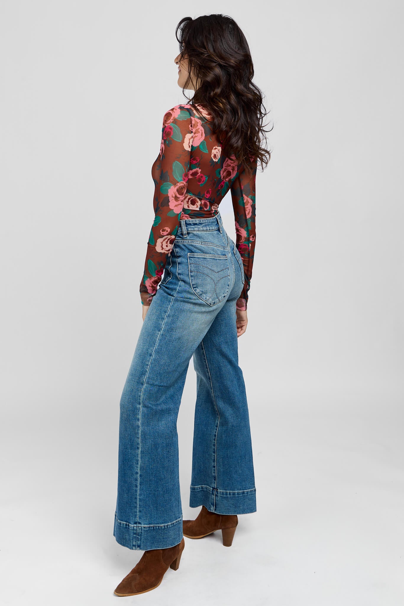 Rollas long jeans in dakota vintage