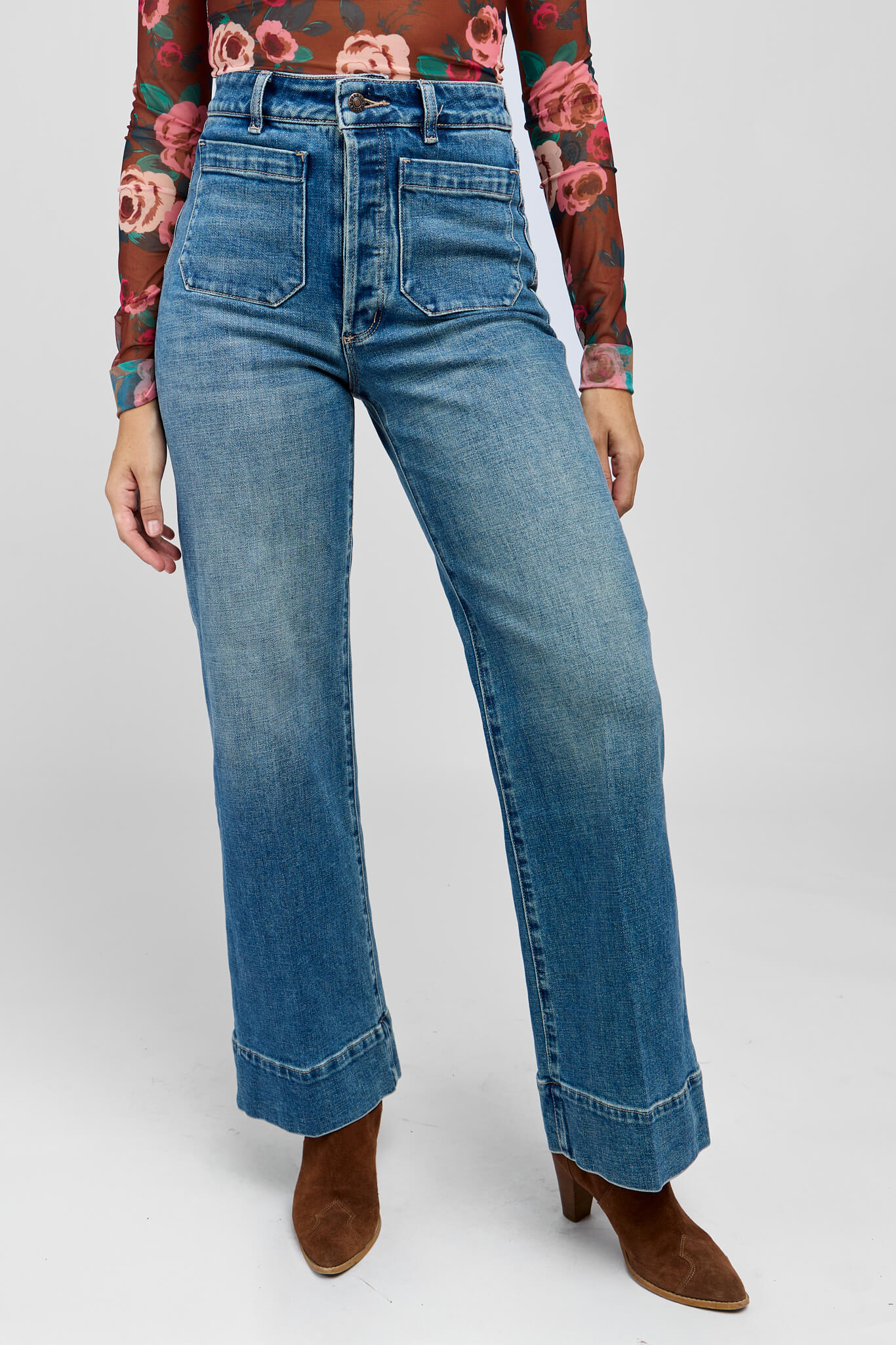 Rolla's high waist Sailor long jean