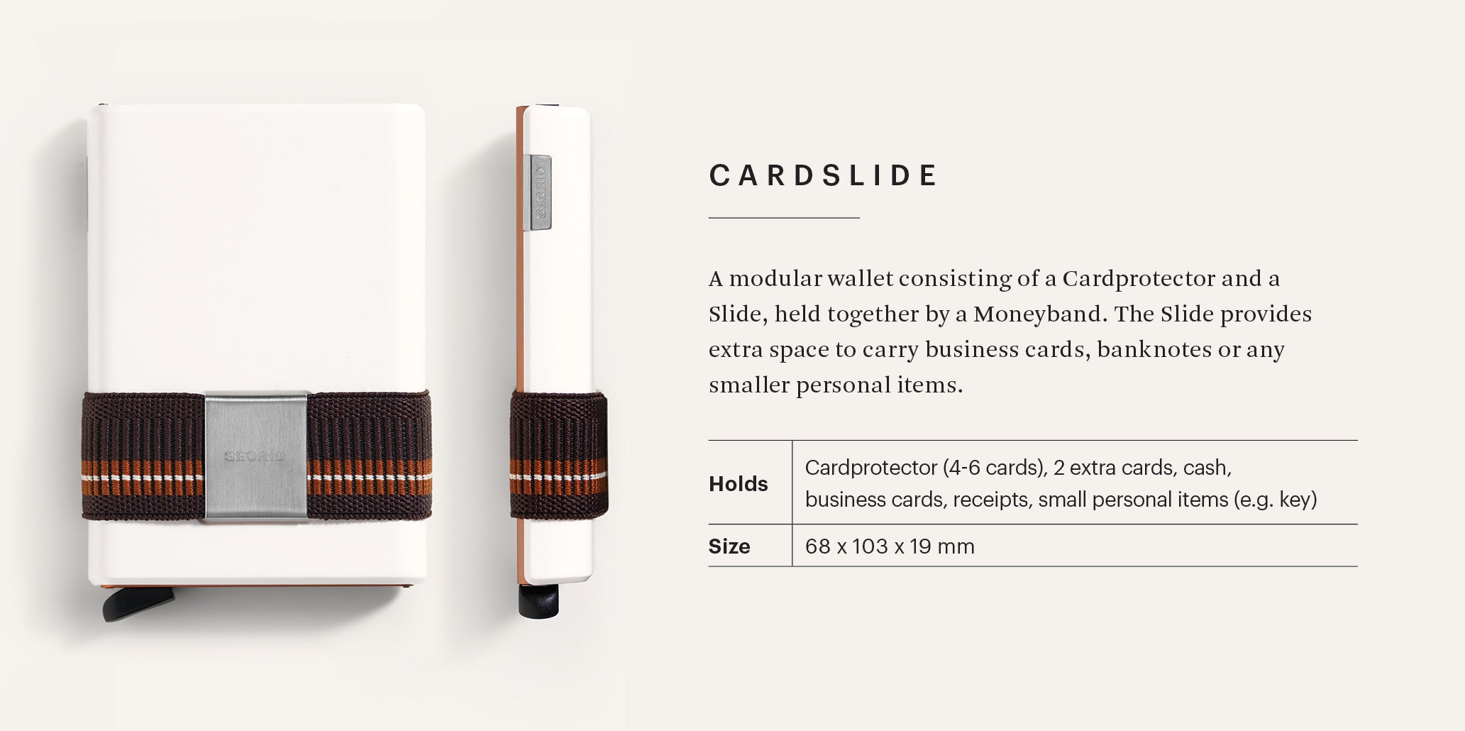 secrid cardslide modular wallet