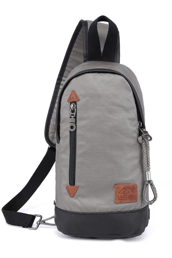 TSD Brand Urban Coated Canvas Unisex Sling Bag