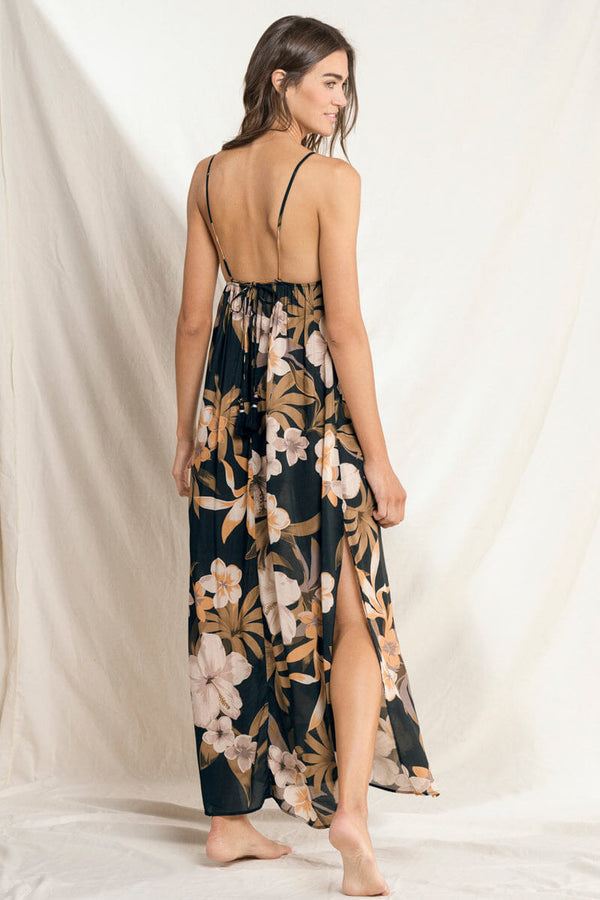 maaji tropical floral maxi dress
