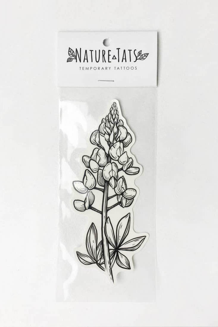 Big Bluebonnet Flower Tattoo - Kariella
