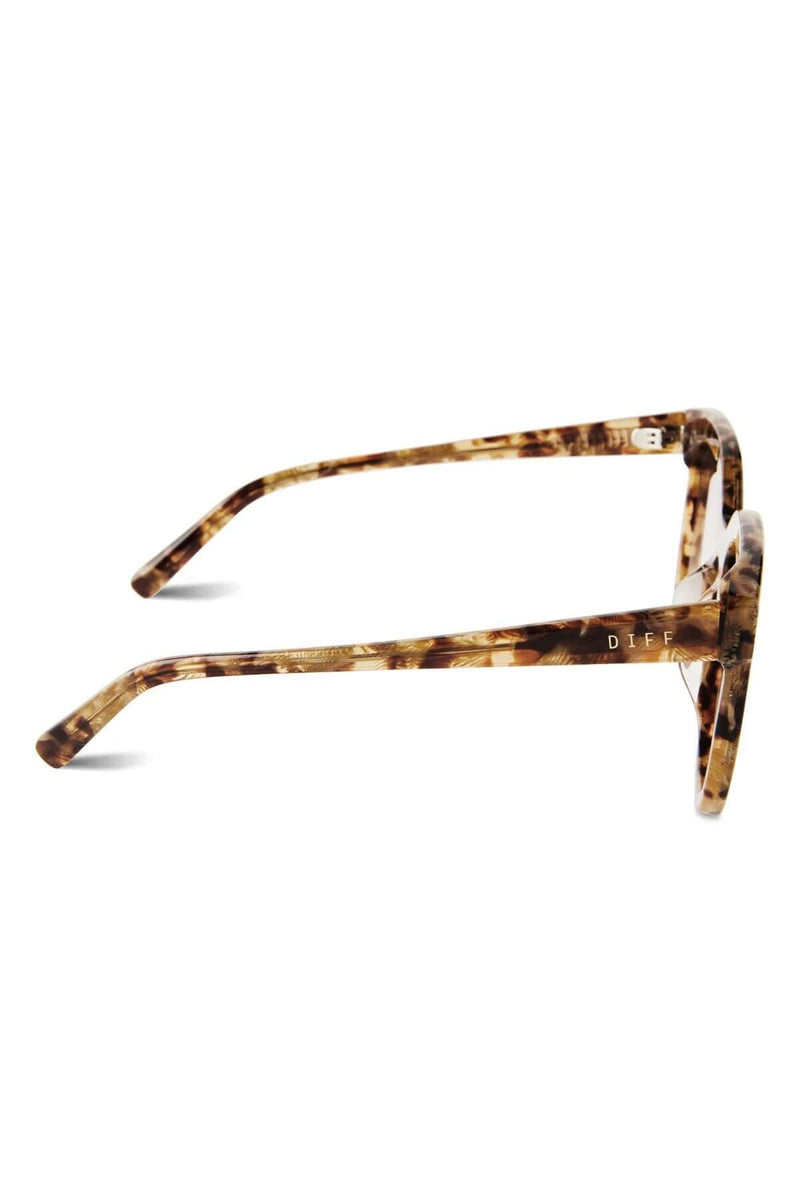 Women's brown sunglasses by diff eyewear | Kariella